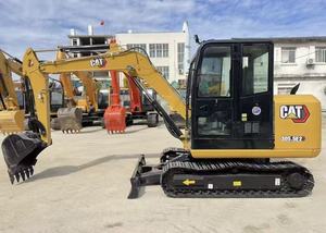 Used Cat 305.5E2 CR Mini Excavator Tier3 Stage IIIA Short Tail Swing <b>Small</b> Digger With Breaker Line For Guyana South America - Product Image 2