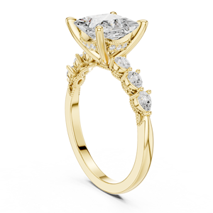Luxury Solid Gold Lab Grown Diamond <b>Ring</b> For Women In 10Kt 14Kt 18Kt 22Kt Timeless Wedding Fine Jewelry <b>Statement</b> <b>Ring</b> - Product Image 5