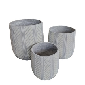 Macetas Grandes de Cemento para Jardín, Estilo Nórdico, Diseño Moderno, Hechas a Mano, Colgantes, para Interiores/Exteriores, Ecológicas, Duraderas, para Exhibición - Product Image 6