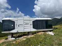 Maisonnette préfabriquée moderne, capsule spatiale, maison de camping, appartement préfabriqué en plein air, maison culturelle