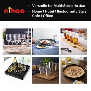 Bandeja de Servicio LED <span class=keywords><strong>NIHAO</strong></span>, Bandeja Acrílica Luminosa Brillante para Bar, Restaurante, Fiesta - Product Image 6