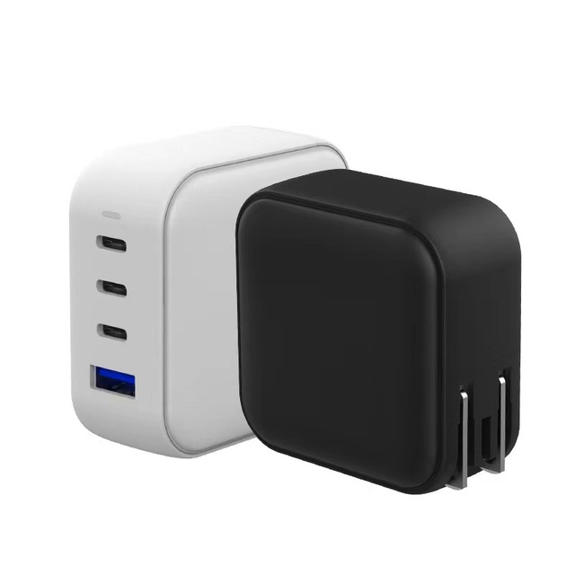 EU/UK/AU/US Plug 100W Mini GaN USB-C Charger 4 Ports 3C1A PD Fast Charging Travel Adapter
