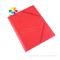 Barato colorido personalizado A4 de plástico de PP de bolsillo documento Carpeta de archivo