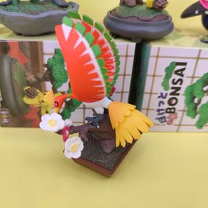 Pokemones Pocket Botanical Re Ment Figurine miniature de collection Pokemones Pocket Bonsai Ensemble complet 6 pièces Jouets en PVC pour enfants Cadeaux - Product Image 5