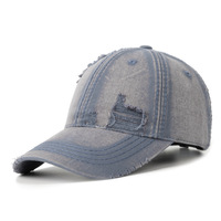 Rongmei Luxe gestreepte luipaard baseballcap met grote hoofdomtrek, diepe kroon, brede klep en geborduurde klep.