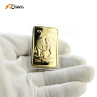 Collection de barres en argent plaqué or pour animaux Offre Spéciale commémoratives personnalisées pour d'autres animaux disponibles