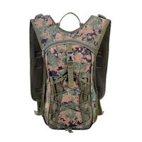 Mochila Táctica Impermeable Molle para Ciclismo, Running y Camping, con Bolsa de Hidratación de 2L para Exteriores