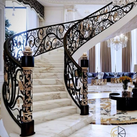 Escalier en colimaçon en acier galvanisé à double poutre, norme australienne, marches en chêne américain, durable, écologique, moderne, intérieur, verre
