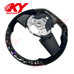 Accessoires intérieurs de voiture, volant de course personnalisé en fibre de carbone pour Ford Mustang GT Shelby Cobra GT500 2004-2010 - Product Image 4