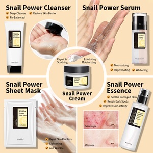 韓国のスキンケアプライベートラベルカタツムリ96ムチンパワーセラムビューティー製品保湿修理アンチエイジング高度なカタツムリエッセンス - Product Image 3