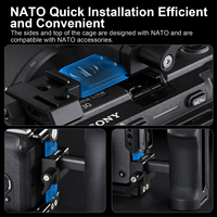 Selens photographie stabilisateur secousse réduction équilibre support caméra Support étui Cage pour Sony FX3 FX30