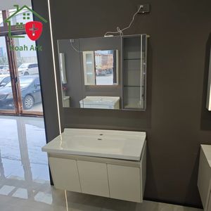 Luz LED de tocador Rectangular inteligente montada en la pared para el hogar y el hotel, retroiluminada con luces, armario con espejo de baño Led - Product Image 3