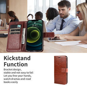 เคสโทรศัพท์หนัง PU แบบฝาพับมีช่องเสียบการ์ดแบบคลาสสิกสำหรับ tecno camon <span class=keywords><strong>50</strong></span> 40 Spark <span class=keywords><strong>50</strong></span>เคสฝาพับแบบกระเป๋าสตางค์สำหรับ tecno pova 7 Pro - Product Image 2