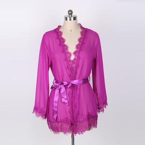 Robes de nuit transparentes sexy en 2 pièces pour femme, vêtements de nuit pour femmes grandes tailles avec culotte - Product Image 5