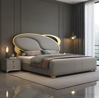 Lit king size haut de gamme pour chambre principale, lit de luxe haut de gamme, nouveau modèle 2026