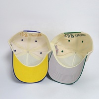 Gorras de Béisbol de 5 Paneles, Dos Tonos, con Logotipo Personalizado OEM ODM, Bordado 3D, Estructura en A, 100% Algodón, Gorras Deportivas