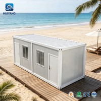 Conteneur plat en panneaux sandwich en acier, cabine préfabriquée, bureau au design moderne, taille personnalisable pour une utilisation en extérieur