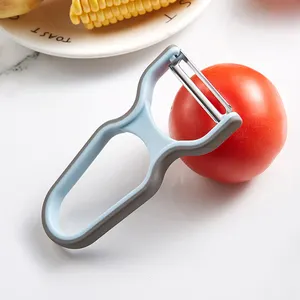 Gadget 2024 New Arrival Multifunction Manual Stainless Steel Blade Food Vegetable Fruit Peeler With Plastic Handle