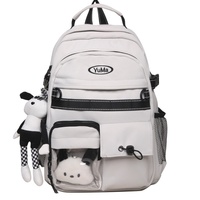 Mochila Simple Impermeable Unisex para Estudiantes de Secundaria y Universidad, Diseño Moderno y Original, Gran Capacidad, Transpirable, de Nailon