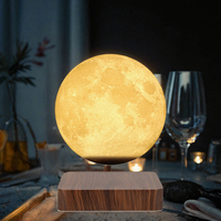Lampe lunaire à lévitation magnétique flottante, imprimée en 3D, pour une ambiance romantique dans le salon, décoration de fête, veilleuse, cadeau