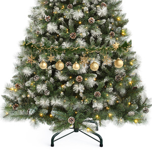 Lumières de Noël LED blanc chaud pour arbre de Noël haut de gamme, décoration de Noël pour les fêtes - Product Image 4