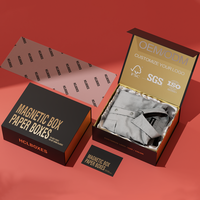 Boîte d'emballage pour chaussettes mystère, boîte d'emballage personnalisée pour vêtements, grande boîte cadeau pour vêtements