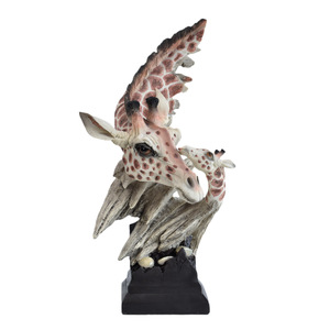 European Giraffe Head Epoxy <b>Resin</b> Artistic Sculpted Folk Art Figurine Home Living Room TV/Wine Cabinet Decoration High-end - Product Image 5