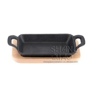 MIni sartén con Base de madera, plato de Pawl para ajo, minihorno holandés - Product Image 4