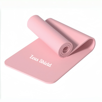 Tapis de yoga NBR écologique 8 mm, imperméable, antidérapant, avec sangle de transport, couleur et logo personnalisables, pour studio de fitness, vente en gros aux États-Unis et en Europe