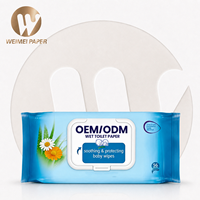 Lingettes humides ménagères personnalisables avec logo, biodégradables, dispersables, sans danger pour les fosses septiques, en fibres végétales, vente en gros pour marques privées