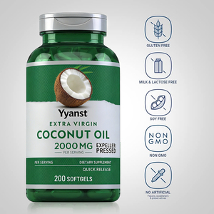 น้ำมันมะพร้าวคุณภาพสูงแบบซอฟเจลสำหรับเพิ่มพลังงานและช่วยควบคุมน้ำหนัก ผลิตภัณฑ์เสริมอาหารภายใต้แบรนด์ของคุณเอง - Product Image 3