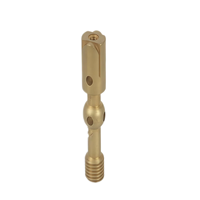 Vis en acier inoxydable et laiton, tiges, pièces tournées, usinage CNC de précision sur mesure OEM, fraisage, électroérosion à fil, brochage, filetage
