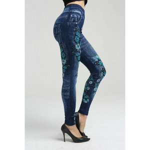 1.59 Dollar PXK001 Vente en gros de nouvelles couleurs de jean frais collants maigres Leggings en <span class=keywords><strong>latex</strong></span> pour femmes avec des couleurs - Product Image 3