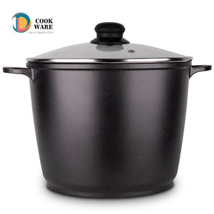 طقم أواني طهي من الألمنيوم المصبوب متعدد الاستخدامات بطلاء رخامي غير لاصق لطهي البرياني والحساء واليخنة - Product Image 1