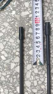 Aiguille de pêche sous-marine en acier à ressort 6.5/7/7.5/8mm 90-190cm, type aileron de requin, <span class=keywords><strong>pointe</strong></span> tricut en acier <span class=keywords><strong>Sprint</strong></span>, noire - Product Image 4