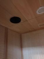 Sauna portable moderne en conteneur, kit spa professionnel complet, sauna mobile compact, sauna finlandais d'intérieur