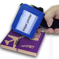 Mini Impresora Portátil de 12.7MM, Máquina de Codificación de Fecha de Caducidad, Número y Logotipo por Inyección de Tinta para Personalización de Pequeños Lotes