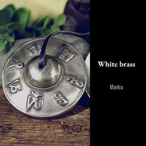 Tingsha piatti campana Tingsha in ottone bianco per preghiere religiose e piatti da <span class=keywords><strong>meditazione</strong></span> campana Tingsha musicale in bronzo - Product Image 2