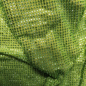Tissu en maille orné de pierres de péridot et de cristaux <span class=keywords><strong>Swarovski</strong></span> pour maillots de bain - Product Image 4