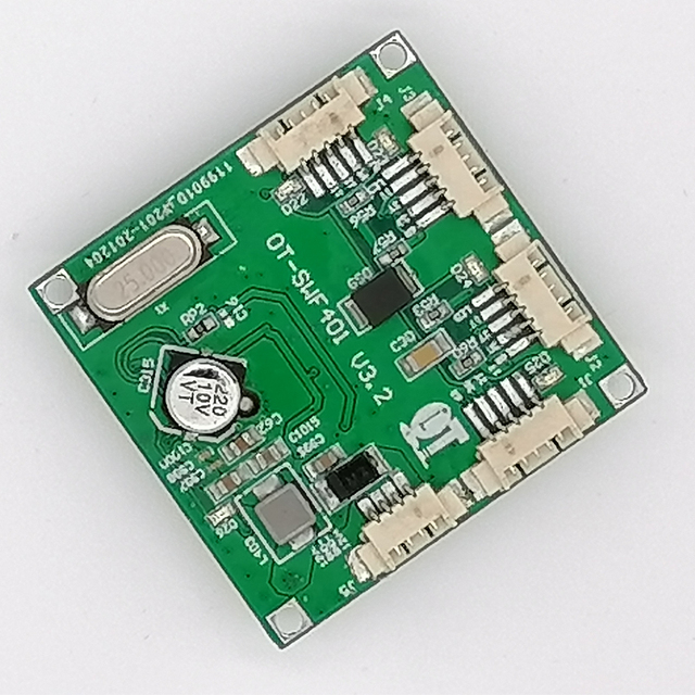 High Quality 4-Port 100Mbps Ethernet Mini Switch 38mmX38mm PCBA Adopts IEEE 802.3x Standard with QoS Function