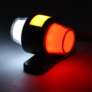 Nouveau feu de position latéral LED Double face 12-24V avec rouge + jaune et blanc + jaune pour camion pour Scania Man Mercedes pour <span class=keywords><strong>Volvo</strong></span> Logo - Product Image 3