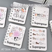 Mini cahier à spirale avec pages lignées pour chiots Carnet mignon de poche