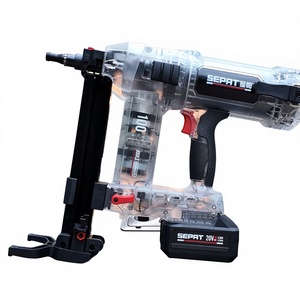 <span class=keywords><strong>Pistola</strong></span> <span class=keywords><strong>de</strong></span> <span class=keywords><strong>Clavos</strong></span> Inalámbrica Industrial con Carcasa Transparente, Funciona con Batería <span class=keywords><strong>de</strong></span> 20V, para Fijación <span class=keywords><strong>de</strong></span> <span class=keywords><strong>Acero</strong></span> y Concreto <span class=keywords><strong>de</strong></span> 15-40mm, Solo Venta al Por Mayor - Product Image 1