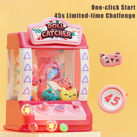 Machine à griffes d'arcade électronique, mini-machine à capture de peluches, jeu de griffes à pièces, jouet pour enfants, cadeaux de Noël