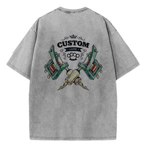 LTD-MT1018 Fabricant chinois de t-shirts, impression personnalisée de haute qualité, t-shirts surdimensionnés pour hommes, t-shirts vintage délavés à l'acide pour hommes - Product Image 1