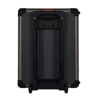 Accueil Camping Photographie Valise Boîte À Outils Trolley, Mallette de transport En Aluminium Boîtier Noir-Noir avec Roue Directionnelle