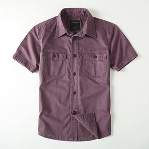 Camisa Casual de Verano para Hombre, Nueva, de Algodón, Manga Corta, Venta al Por Mayor Personalizada - Product Image 2