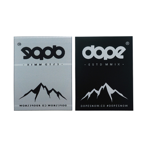 Fabricación de fábrica Camisetas lavables Tamaño Cuello Etiqueta Accesorios de ropa Etiquetas tejidas con logotipo personalizado - Product Image 2