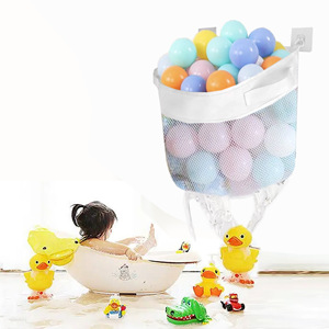 Baby <strong>Bath</strong> Toy Organizer Quick Drying Corner Hang-Suspension <strong>Bath</strong> Toy Holder Large Capacity Multi Use <strong>Bath</strong> Toy <strong>Storage</strong> - Product Image 3