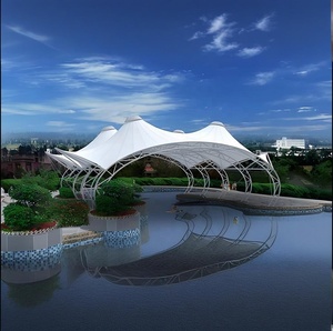 Chuyên trong ngoài trời tùy biến và chất lượng cao 2025 thiết kế mới Plaza Lều pvdf không thấm nước tẩy trắng màng cấu trúc - Product Image 4